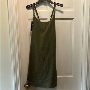 HALARA Olive Green Dress